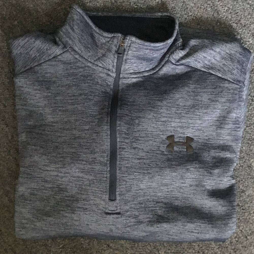 Under Armour Men's Gray Quarter-Zip Pullover Jacket